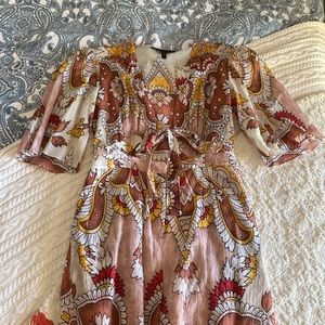 BCBG max romper front tied